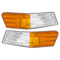 Driver and Passenger Side Halogen Corner Light, Without bulb(s), CAPA Certified