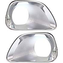 Fog Light Trim Set For 2011-2013 Jeep Grand Cherokee Left /& Right Primed 2Pc