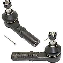 Front, Driver and Passenger Side, Outer Tie Rod End