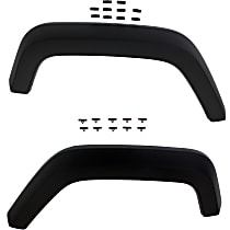 Fender Flares - Rear, Driver and Passenger Side, Textured Black