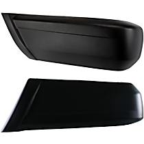 Rear, Driver and Passenger Side Bumper End, Textured Plastic