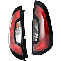 Driver and Passenger Side Halogen Tail Light, With bulb(s), OE Replacement, CAPA Certified