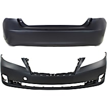 Front and Rear Primed Bumper Cover CAPA Certified