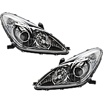 Driver and Passenger Side Headlights, Without bulb(s), Halogen, Built After 5/04 Production Date, For vehicles without HID