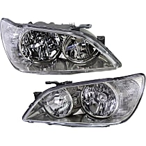 Driver and Passenger Side Headlights, without Bulbs, HID/Xenon, without HID Bulbs and ballast