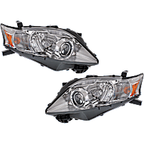 Driver and Passenger Side HID/Xenon Headlight, With bulb(s), Canada Built Vehicle, OE Replacement
