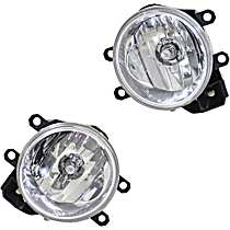 Front, Driver and Passenger Side Halogen Fog Light, With bulb(s), OE Replacement