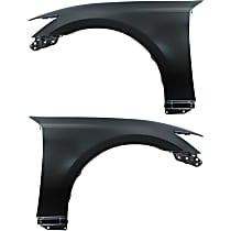 Front, Driver and Passenger Side Fenders, Without turn signal light hole, For Models Without F Sport Package