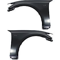 Front, Driver and Passenger Side Fenders, With turn signal light hole