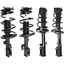 Front and Rear, Driver and Passenger Side Fully Loaded Strut