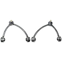 Front, Driver and Passenger Side, Upper Control Arms, With Ball Joints