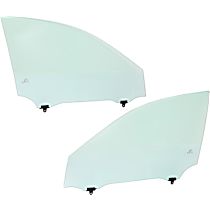 Front, Driver and Passenger Side Door Glass, Clear, FD26018 GTYN, FD26019 GTYN