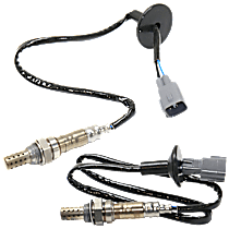 Before and After Catalytic Converter Oxygen Sensor, Set of 2, 4-wire, 4, 1.8