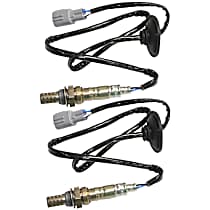After Catalytic Converter, Front and Rear Oxygen Sensors, 4-wire, Engine Designation