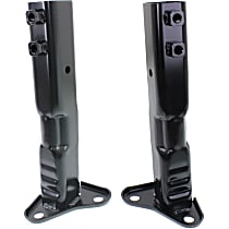 Front, Driver and Passenger Side Bumper Brackets, Support Brackets