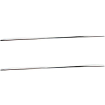 Front, Driver and Passenger Side Bumper Trims, Silver