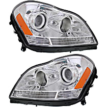 Driver and Passenger Side Headlights, With bulb(s), Halogen, Sport Utility, 4-Door