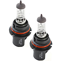 Driver and Passenger Side Halogen HB5/9007 Headlight Bulb High Beam or Low Beam, Set of 2
