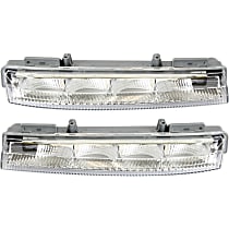Driver and Passenger Side Driving Lights, CAPA CERTIFIED