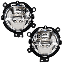 Driver and Passenger Side Driving Lights, Without Fog Light, CAPA CERTIFIED
