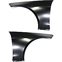 Front, Driver and Passenger Side Fenders, Without turn signal light hole