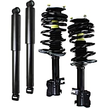Front Bare Struts & Rear Shock Absorbers for 1993-1998 Nissan Quest