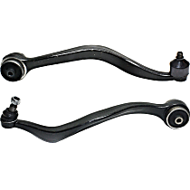Front, Driver and Passenger Side, Lower, Rearward Control Arms