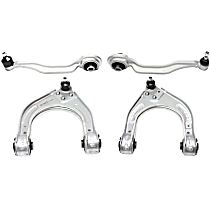 Front, Driver and Passenger Side, Upper and Lower Control Arms