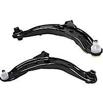 Front, Driver and Passenger Side, Lower Control Arms, With Ball Joints