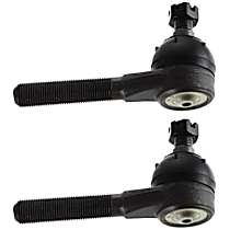 Front, Driver and Passenger Side, Outer Tie Rod Ends