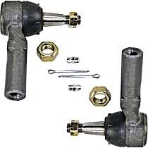 Front, Driver and Passenger Side, Outer Tie Rod End