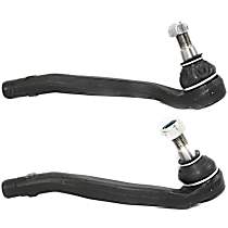 Front, Driver and Passenger Side, Outer Tie Rod Ends