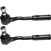 Front, Driver and Passenger Side, Outer Tie Rod Ends