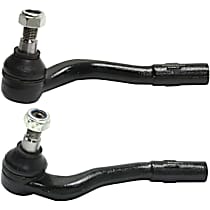 Front, Driver and Passenger Side, Outer Tie Rod Ends