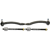 Front, Driver and Passenger Side, Inner and Outer Tie Rod Ends, Production Date To March 2003
