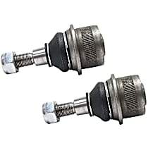 Front, Driver and Passenger Side, Lower, Rearward Ball Joints