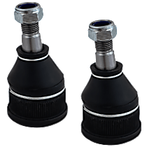 Front, Driver and Passenger Side, Upper Ball Joints, Non-adjustable