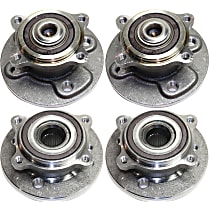 Front, Driver and Passenger Side Wheel Hub Bearing included - Set of 4