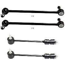 Front and Rear Sway Bar Link, Link With Sockets