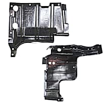 Driver and Passenger Side Engine Splash Shield, Center Section