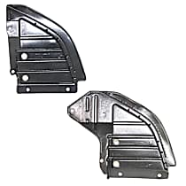 Front, Driver and Passenger Side Engine Splash Shields, Front Section