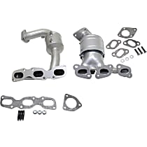 Front and Rear Catalytic Converters, Federal EPA Standard, 46-State Legal (Cannot ship to or be used in vehicles originally purchased in CA, CO, NY or ME)