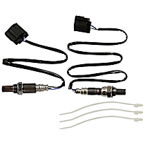 Before and After Catalytic Converter Oxygen Sensor, B1S1; California-Esv, Set of 2, 4-wire, 2.0L 4Cyl