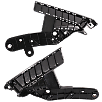 Front, Driver and Passenger Side Bumper Brackets, Cover Frame