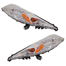 Front, Driver and Passenger Side Turn Signal Light, With bulb(s)