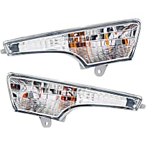 Front, Driver and Passenger Side Turn Signal Light, With bulb(s),, CAPA Certified