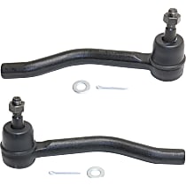 Front, Driver and Passenger Side, Outer Tie Rod Ends