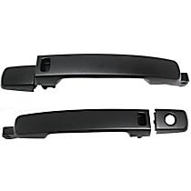 Front, Driver and Passenger Side Primed Exterior Door Handle, 2-Door, Coupe