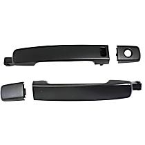 Front and Rear, Driver Side Primed Exterior Door Handle, 2-Door, Coupe