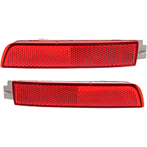 Rear, Driver and Passenger Side Bumper Reflector